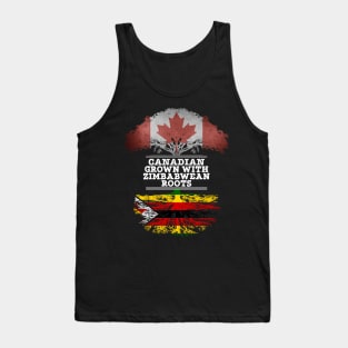 Canadian Grown With Zimbabwean Roots - Gift for Zimbabwean With Roots From Zimbabwe Tank Top